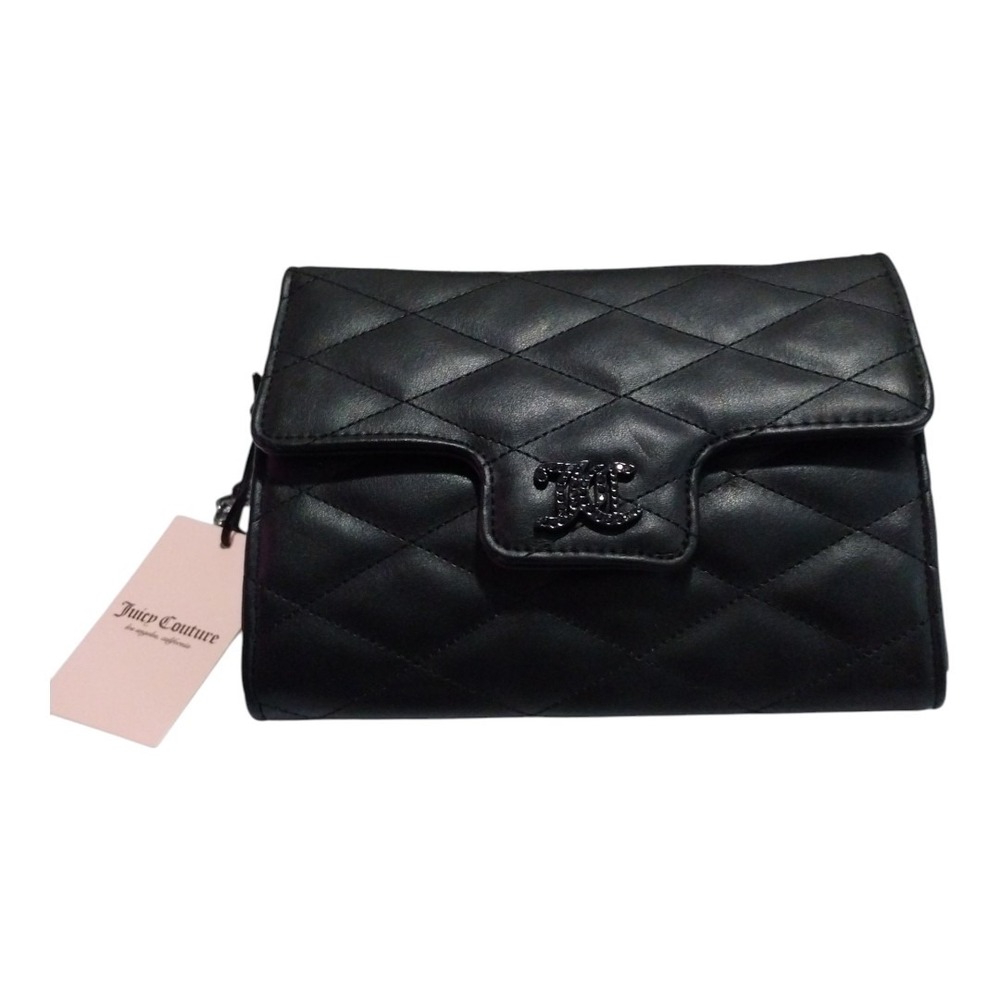 Juicy Couture WomenBlack Liquorice Brighter Than A Diamond Flap Wristlet Wallet
